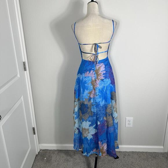 NWT NEW Billy J Rahima Maxi Dress - Blue Floral Womens AU SIZE 8 US SIZE 4 - Picture 8 of 14